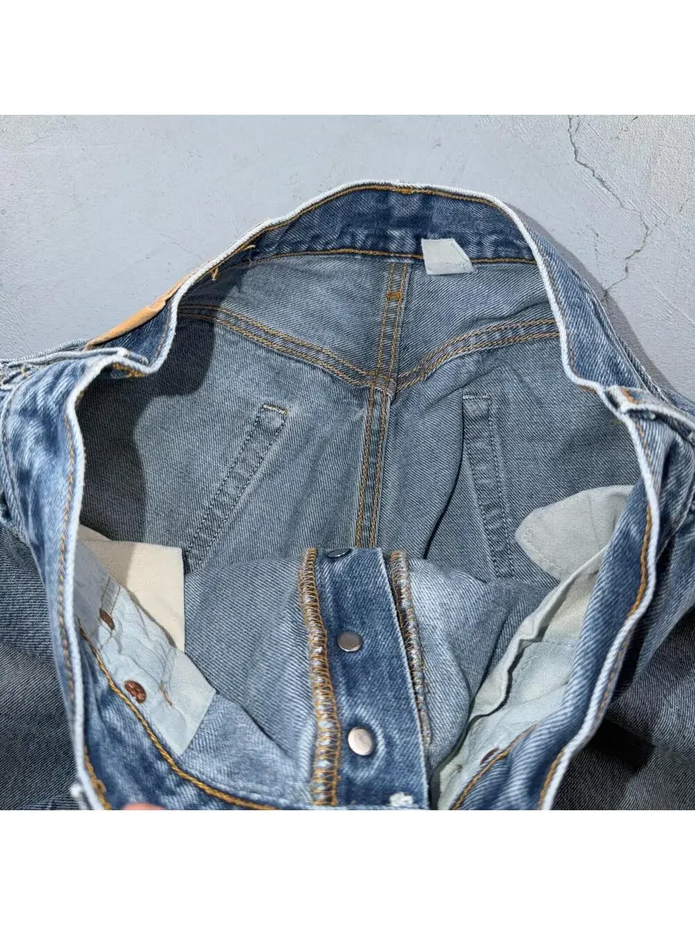 Levis 501 Vintage Y2K Mexico Straight Leg Jeans 35x34 90s Light Wash Act 32x29